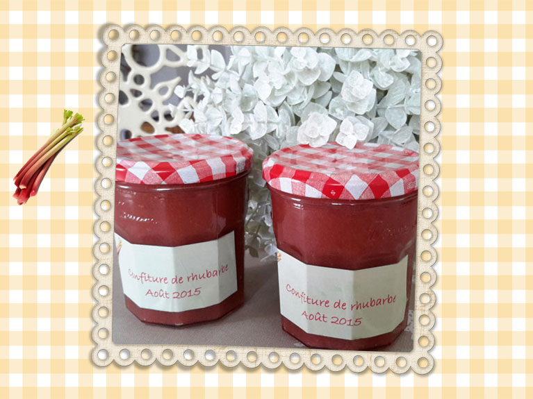 Confiture de rhubarbe