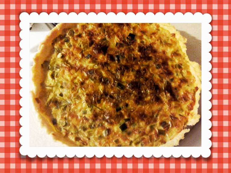 Tarte aux poireaux