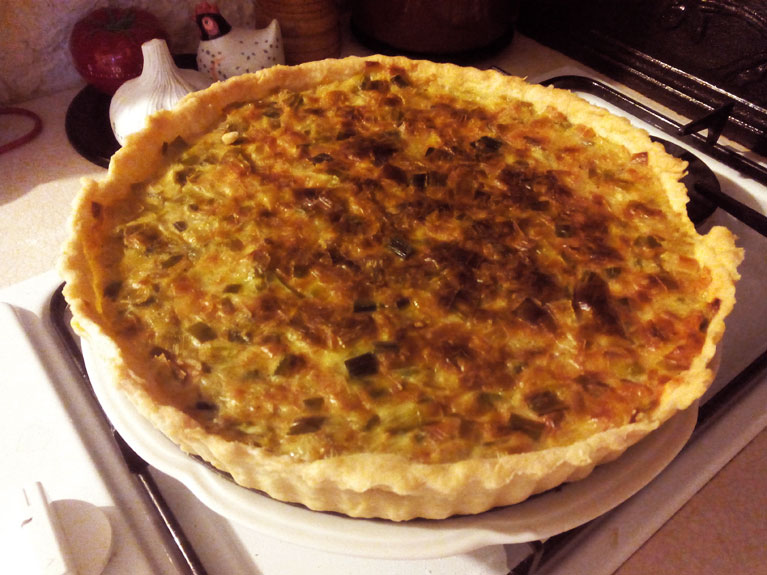 tarte aux poireaux