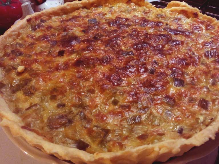 Tarte aux poireaux