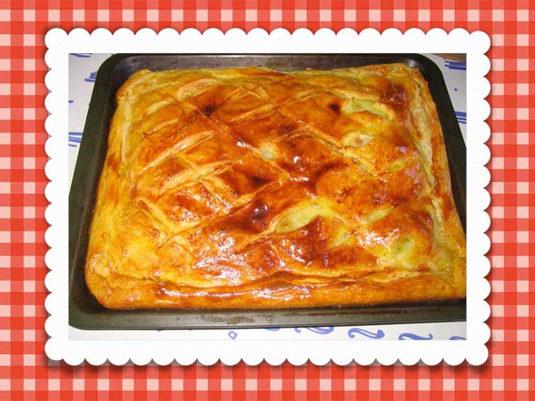 Tourte aux pommes de terre à la crème
