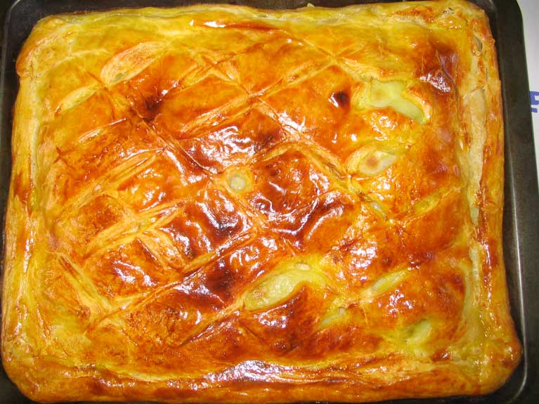 Tourte aux pommes de terre à la crème