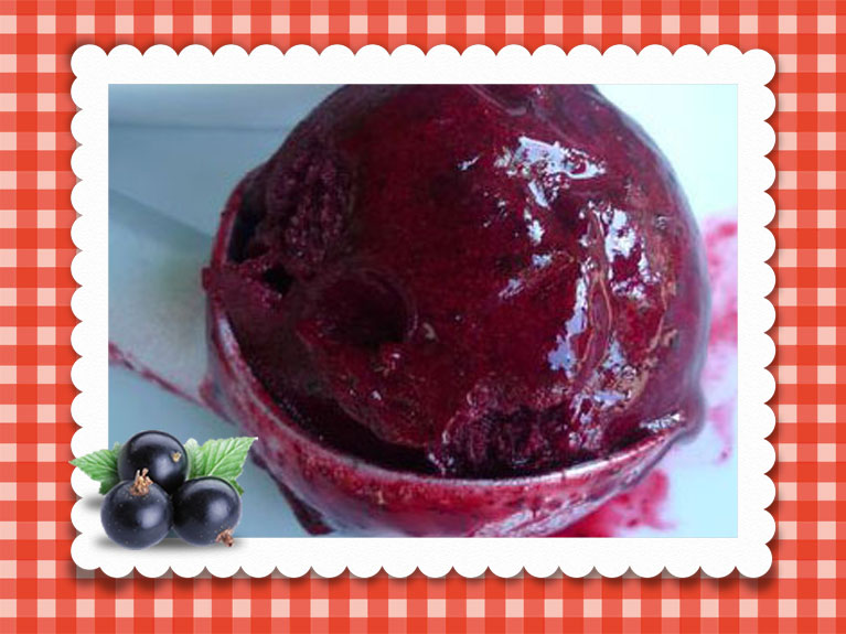 Sorbet cassis